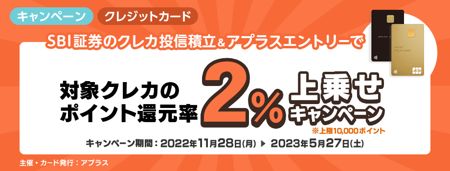 アプラスカード還元率アップキャンペーン