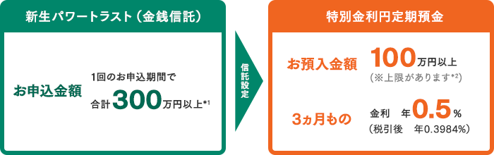 【新生信託銀行】新生パワートラスト キャッシュプレゼントキャンペーン