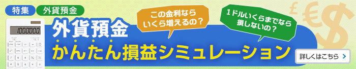 外貨預金かんたん損益シミュレーション