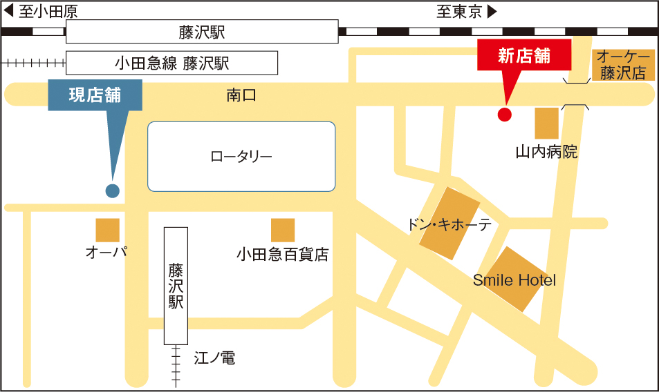 SBI新生銀行藤沢フィナンシャルセンター新店舗地図