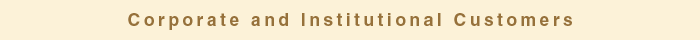 Corporate and Institutional Customers