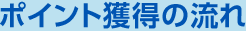 ポイント獲得の流れ