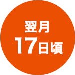 翌月17日頃